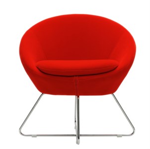 SEOUL Guest Chair, red